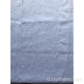 polyester 3d emboss fabric rose desain